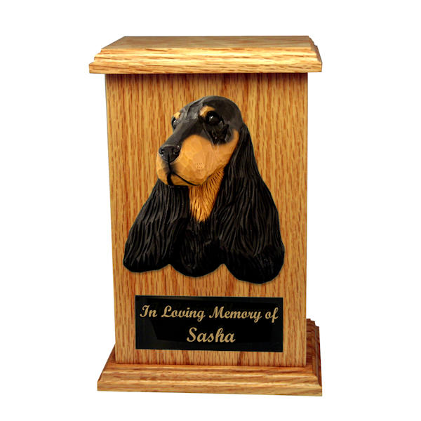 Cocker spaniel hotsell ashes urn